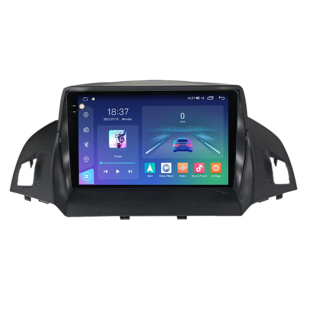 Navigatie dedicata cu Android Ford Kuga II 2012 - 2019, 8GB RAM, Radio GPS Dual Zone, Display 2K QLED 9.5" Touchscreen, Internet Wi-Fi si slot SIM 4G, Bluetooth, MirrorLink, USB