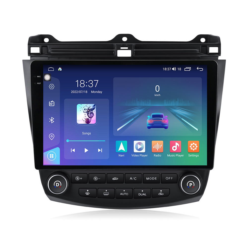 Navigatie dedicata cu Android Honda Accord VII 2003 - 2008 benzina, 8GB RAM, Radio GPS Dual Zone, Display 2K QLED 10.36" Touchscreen, Internet Wi-Fi si slot SIM 4G, Bluetooth, MirrorLink, USB
