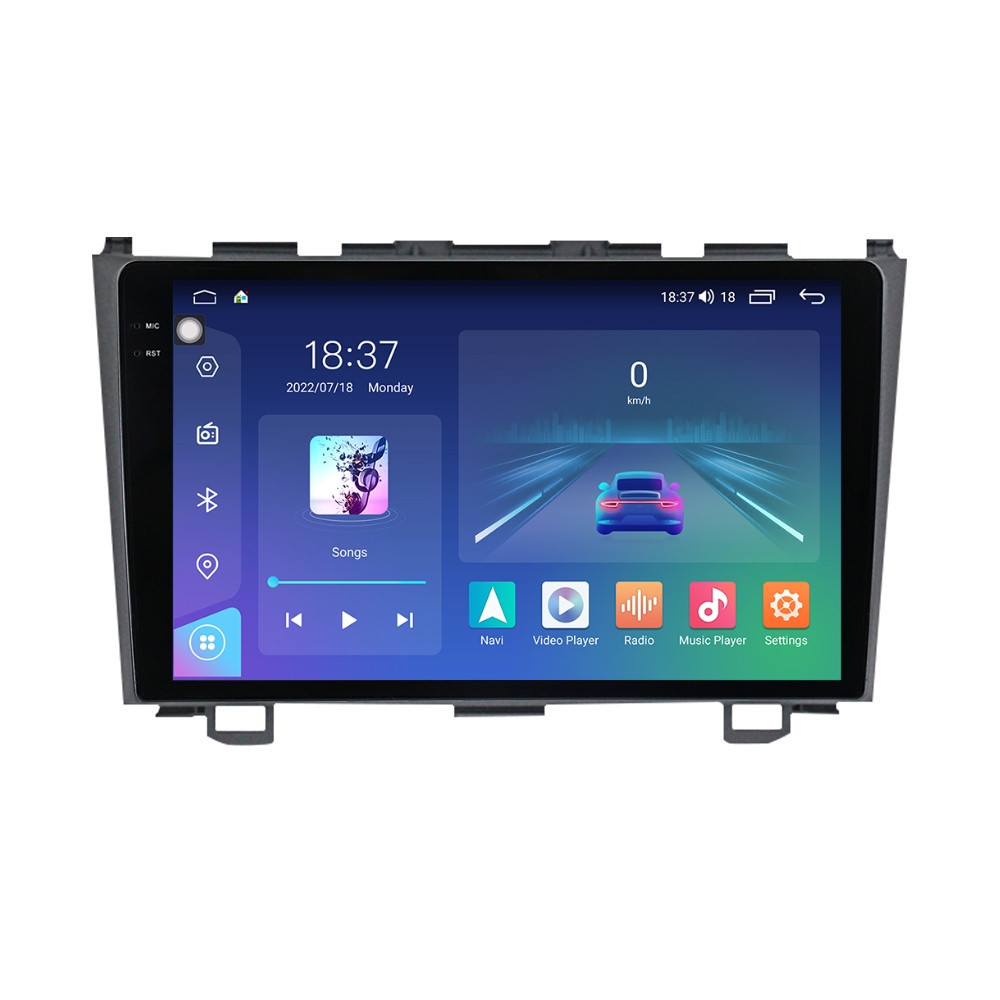 Navigatie dedicata cu Android Honda CR-V III 2006 - 2012, 8GB RAM, Radio GPS Dual Zone, Display 2K QLED 9.5" Touchscreen, Internet Wi-Fi si slot SIM 4G, Bluetooth, MirrorLink, USB