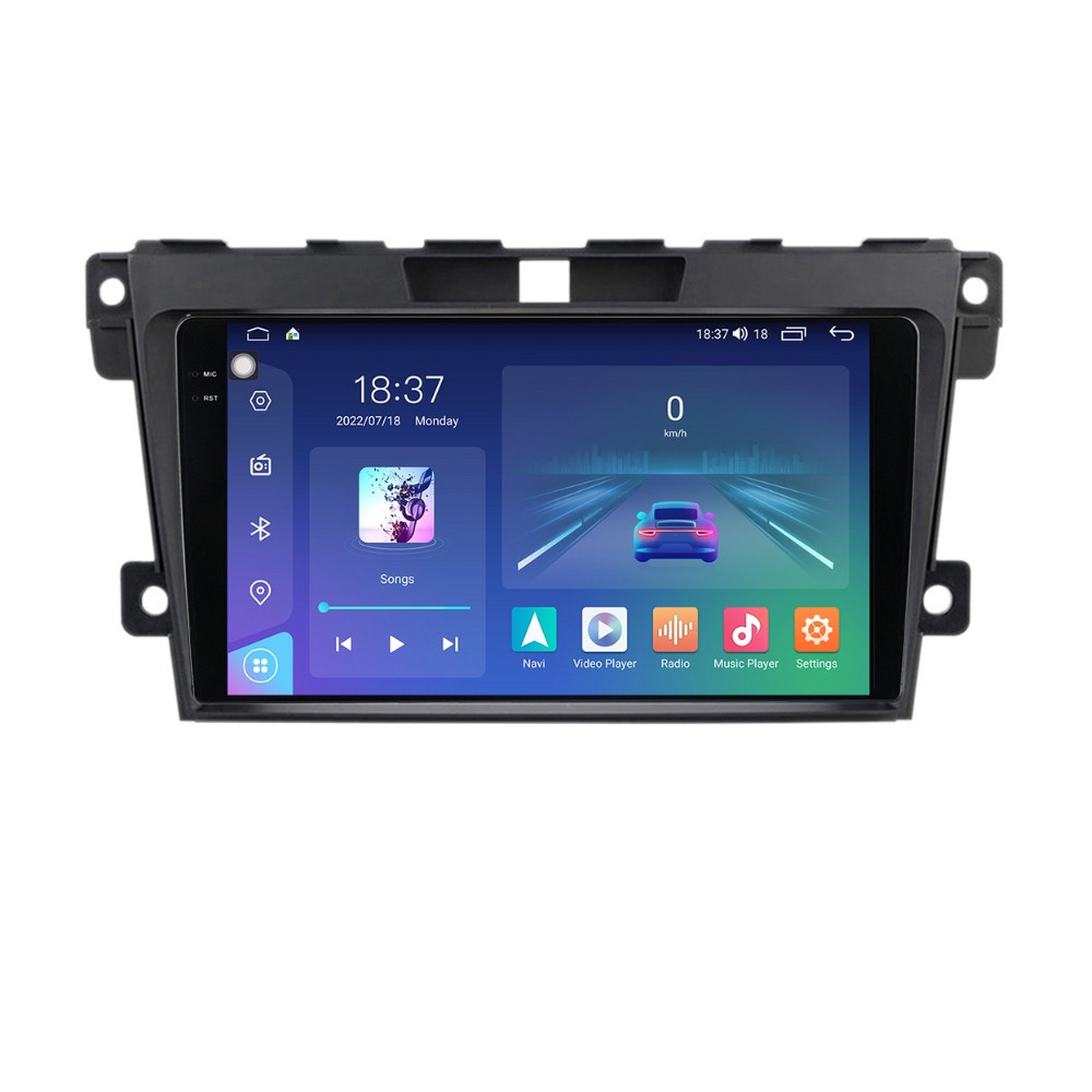 Navigatie dedicata cu Android Mazda CX-7 2006 - 2015, 8GB RAM, Radio GPS Dual Zone, Display 2K QLED 9.5" Touchscreen, Internet Wi-Fi si slot SIM 4G, Bluetooth, MirrorLink, USB