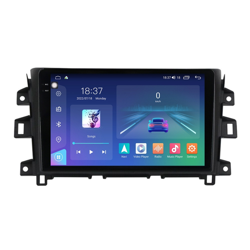 Navigatie dedicata cu Android Nissan Navara / NP300 D23 dupa 2014, 8GB RAM, Radio GPS Dual Zone, Display 2K QLED 9.5" Touchscreen, Internet Wi-Fi si slot SIM 4G, Bluetooth, MirrorLink, USB
