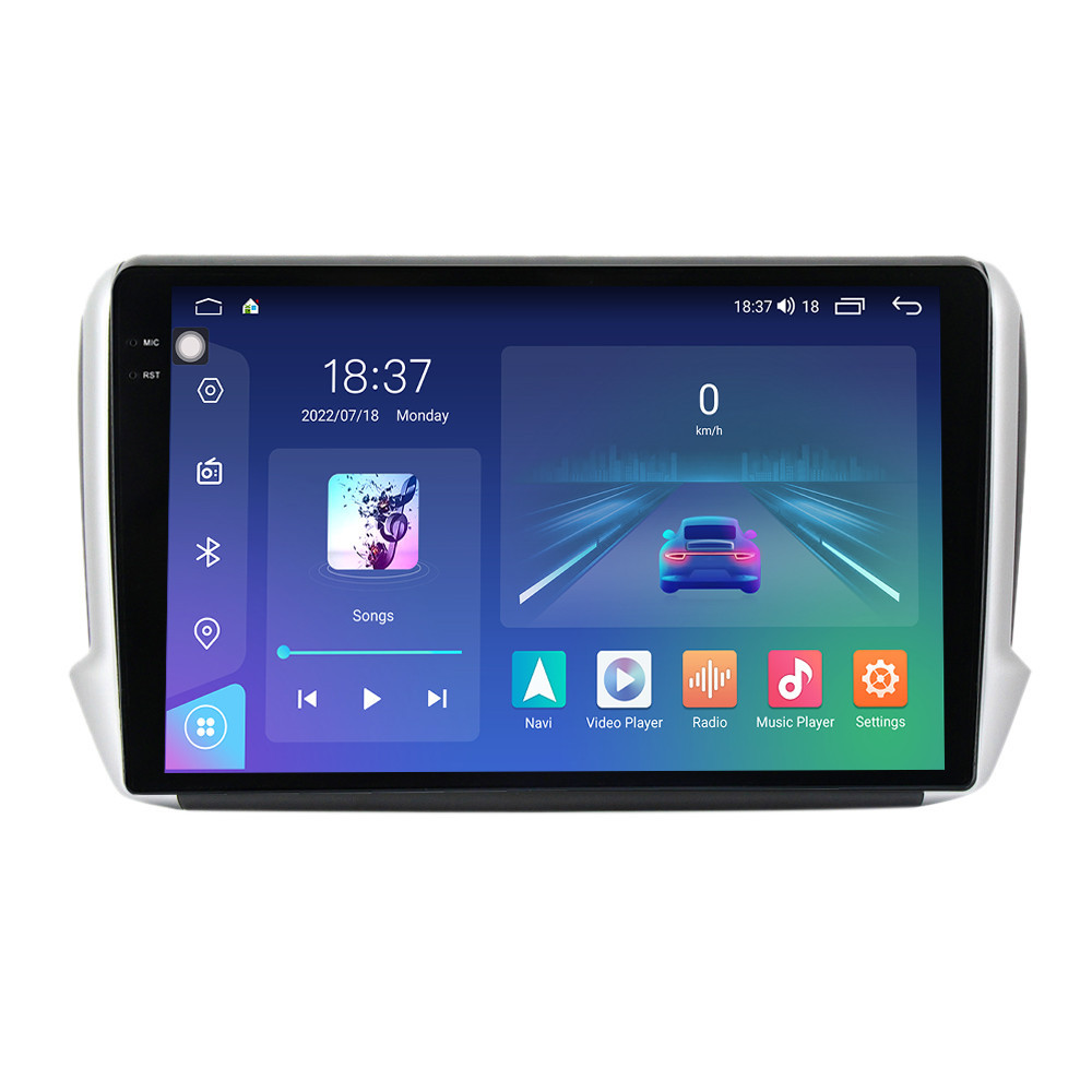 Navigatie dedicata cu Android Peugeot 2008 I 2013 - 2019, 8GB RAM, Radio GPS Dual Zone, Display 2K QLED 10.36" Touchscreen, Internet Wi-Fi si slot SIM 4G, Bluetooth, MirrorLink, USB
