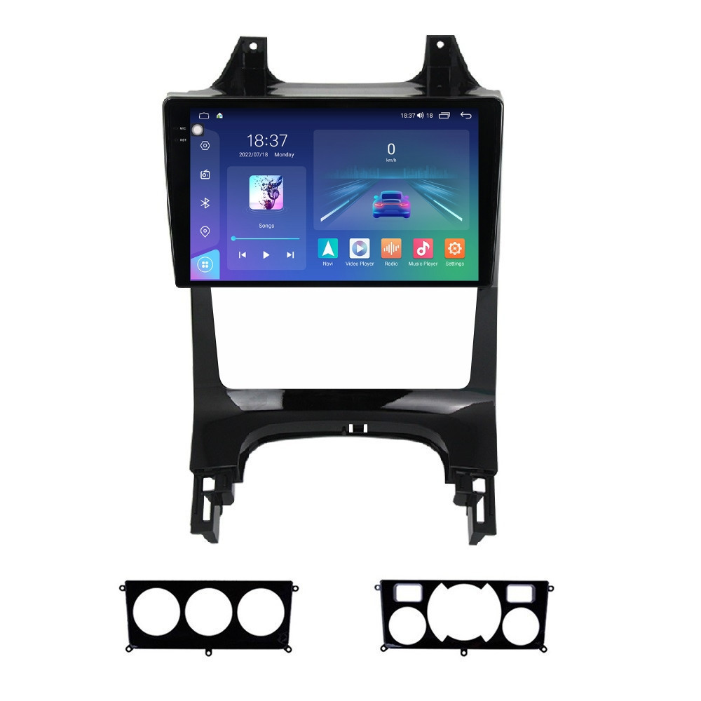 Navigatie dedicata cu Android Peugeot 3008 2009 - 2016, 8GB RAM, Radio GPS Dual Zone, Display 2K QLED 9.5" Touchscreen, Internet Wi-Fi si slot SIM 4G, Bluetooth, MirrorLink, USB