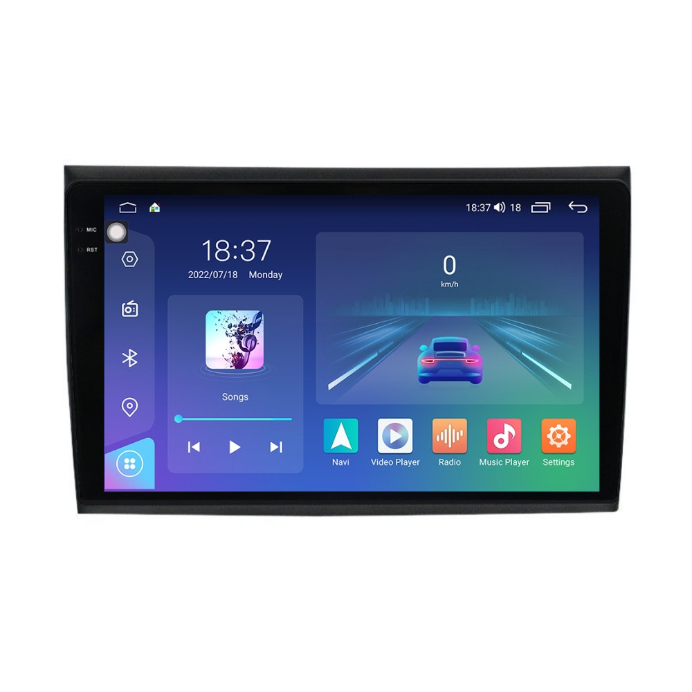 Navigatie dedicata cu Android Fiat Bravo 2007 - 2016, 8GB RAM, Radio GPS Dual Zone, Display 2K QLED 9.5" Touchscreen, Internet Wi-Fi si slot SIM 4G, Bluetooth, MirrorLink, USB