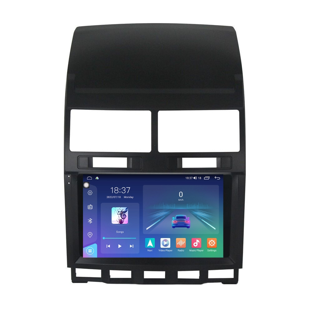 Navigatie dedicata cu Android VW Touareg 7L 2002 - 2011, 8GB RAM, Radio GPS Dual Zone, Display 2K QLED 9.5" Touchscreen, Internet Wi-Fi si slot SIM 4G, Bluetooth, MirrorLink, USB