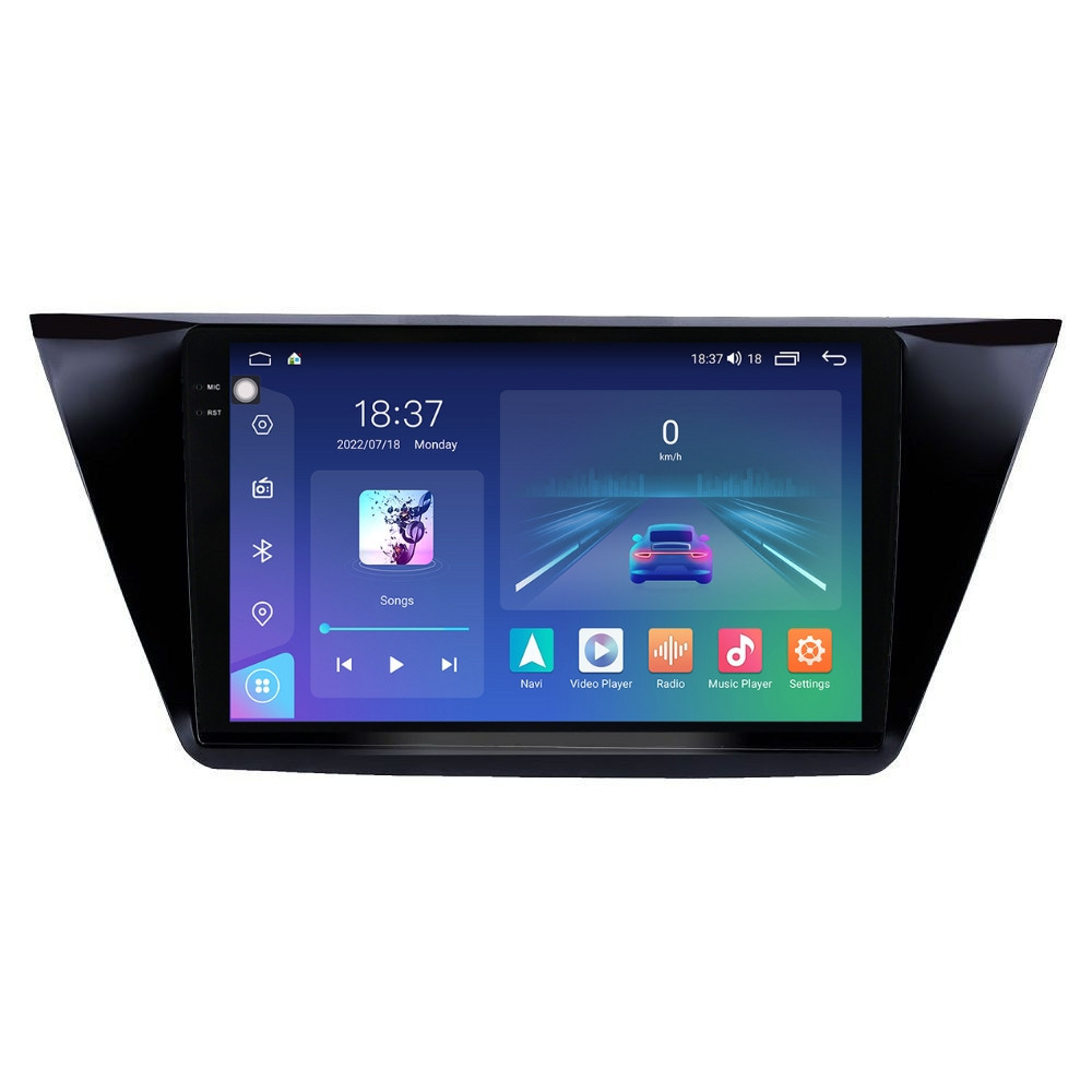 Navigatie dedicata cu Android VW Touran III dupa 2015, 8GB RAM, Radio GPS Dual Zone, Display 2K QLED 10.36" Touchscreen, Internet Wi-Fi si slot SIM 4G, Bluetooth, MirrorLink, USB