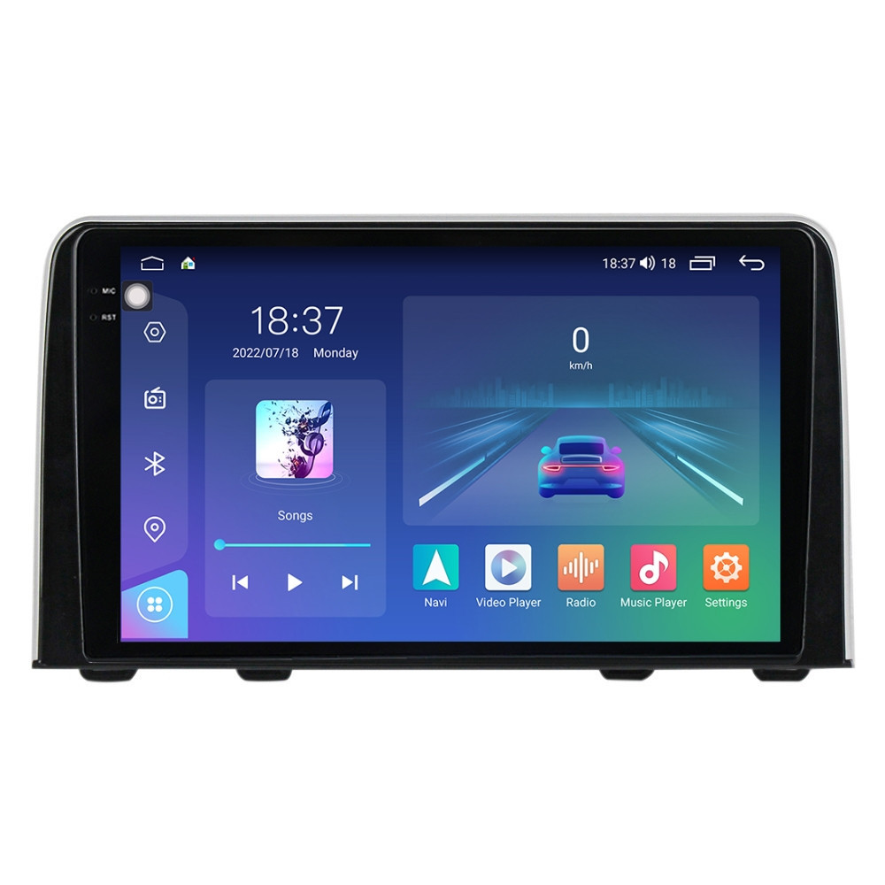 Navigatie dedicata cu Android Honda CR-V V 2017 - 2022, 8GB RAM, Radio GPS Dual Zone, Display 2K QLED 9.5" Touchscreen, Internet Wi-Fi si slot SIM 4G, Bluetooth, MirrorLink, USB
