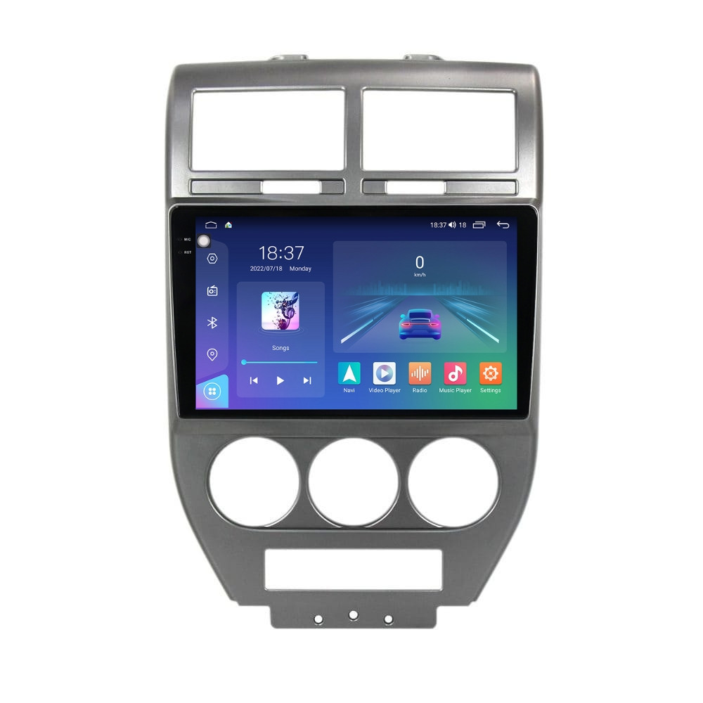 Navigatie dedicata cu Android Jeep Patriot I 2006 - 2010, 8GB RAM, Radio GPS Dual Zone, Display 2K QLED 10.36" Touchscreen, Internet Wi-Fi si slot SIM 4G, Bluetooth, MirrorLink, USB