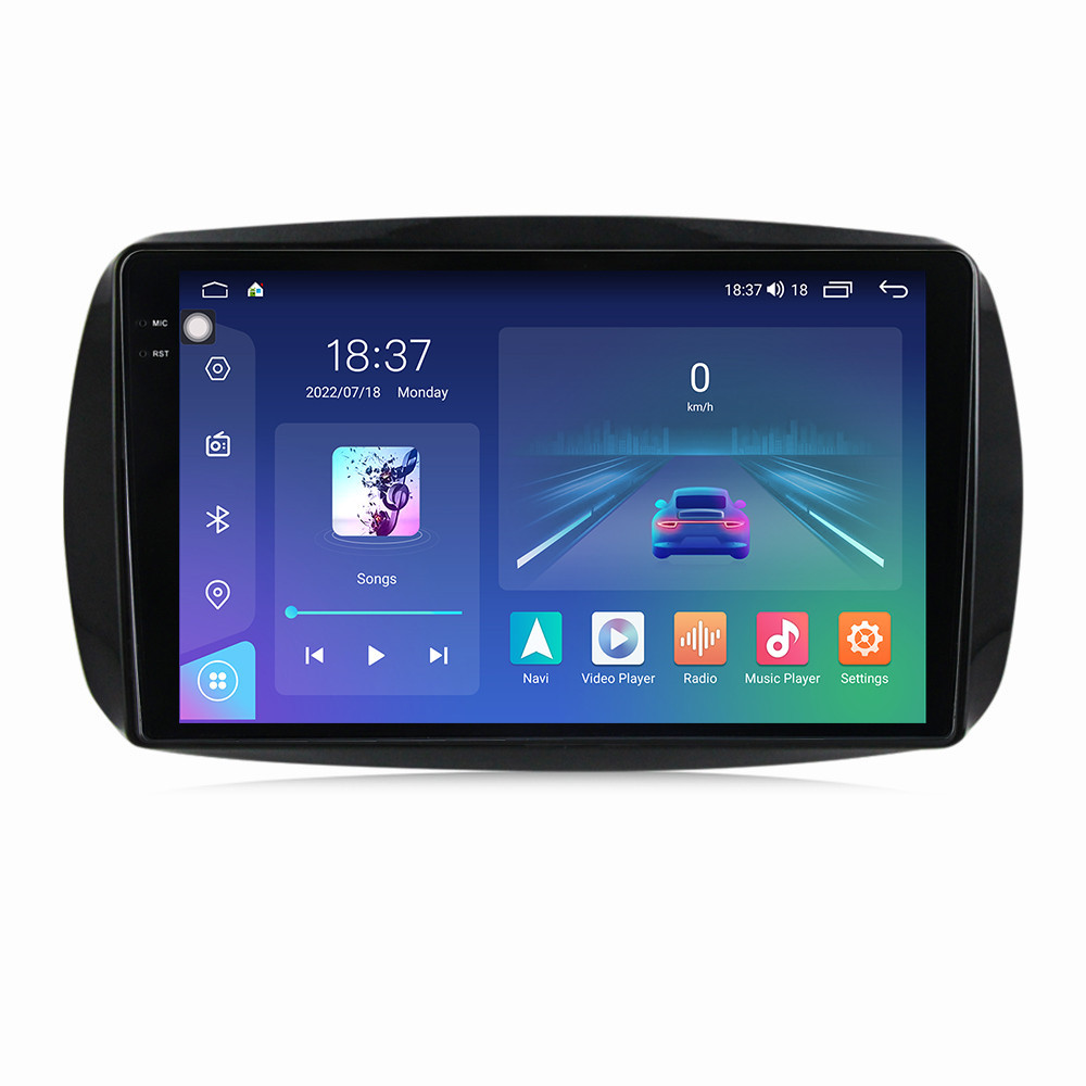 Navigatie dedicata cu Android Smart Forfour dupa 2014, 8GB RAM, Radio GPS Dual Zone, Display 2K QLED 9.5" Touchscreen, Internet Wi-Fi si slot SIM 4G, Bluetooth, MirrorLink, USB