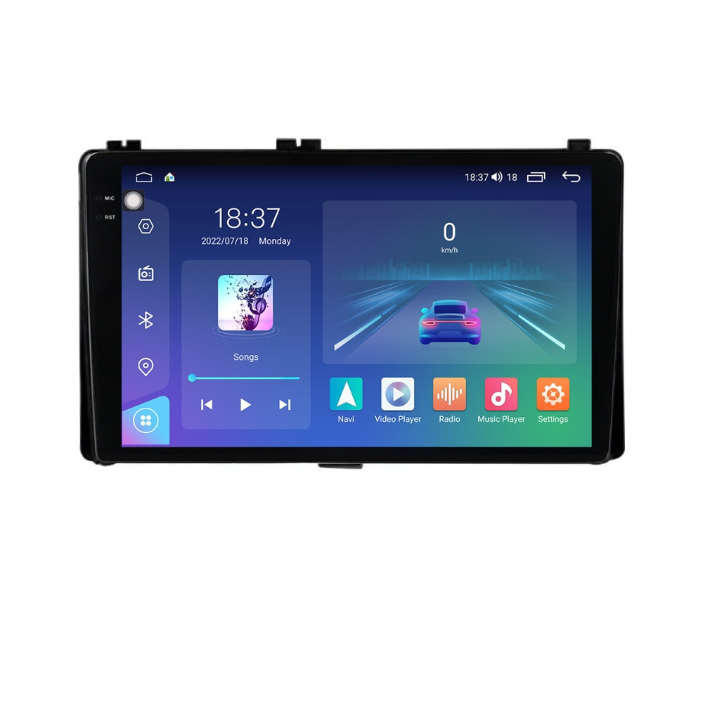 Navigatie dedicata cu Android Toyota Auris 2015 - 2019, 8GB RAM, Radio GPS Dual Zone, Display 2K QLED 9.5" Touchscreen, Internet Wi-Fi si slot SIM 4G, Bluetooth, MirrorLink, USB
