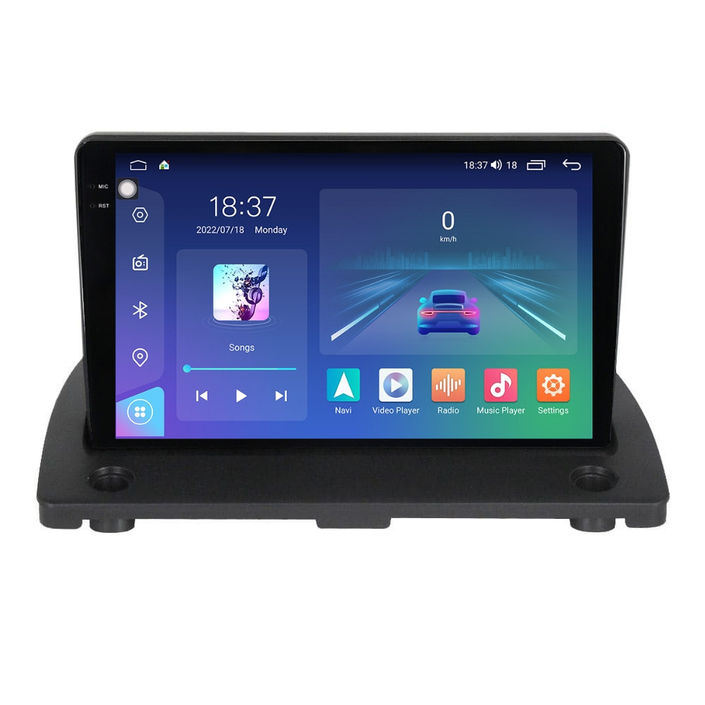 Navigatie dedicata cu Android Volvo XC90 I 2002 - 2015, 8GB RAM, Radio GPS Dual Zone, Display 2K QLED 9.5" Touchscreen, Internet Wi-Fi si slot SIM 4G, Bluetooth, MirrorLink, USB