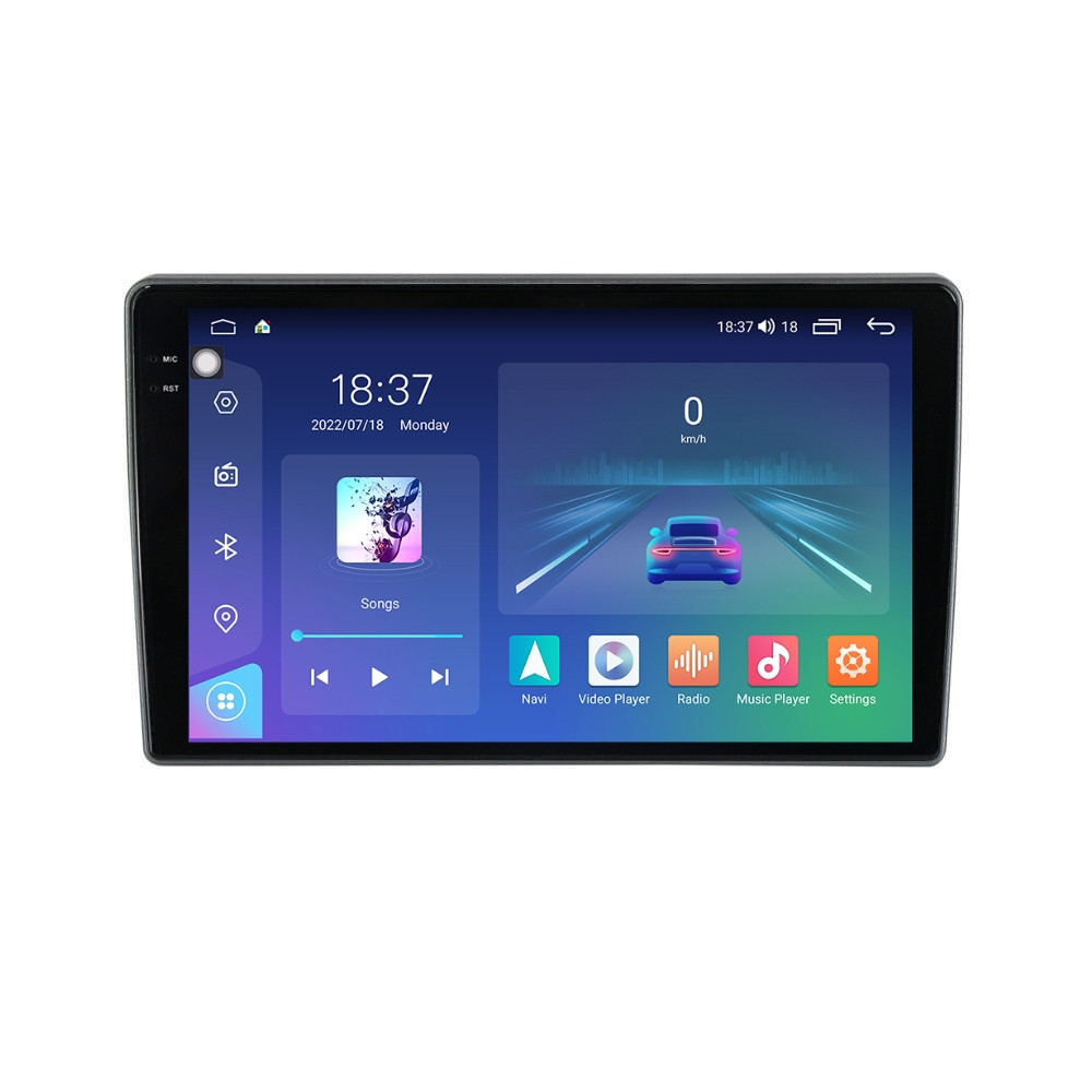 Navigatie dedicata cu Android Peugeot 407 2004 - 2011, 8GB RAM, Radio GPS Dual Zone, Display 2K QLED 9.5" Touchscreen, Internet Wi-Fi si slot SIM 4G, Bluetooth, MirrorLink, USB