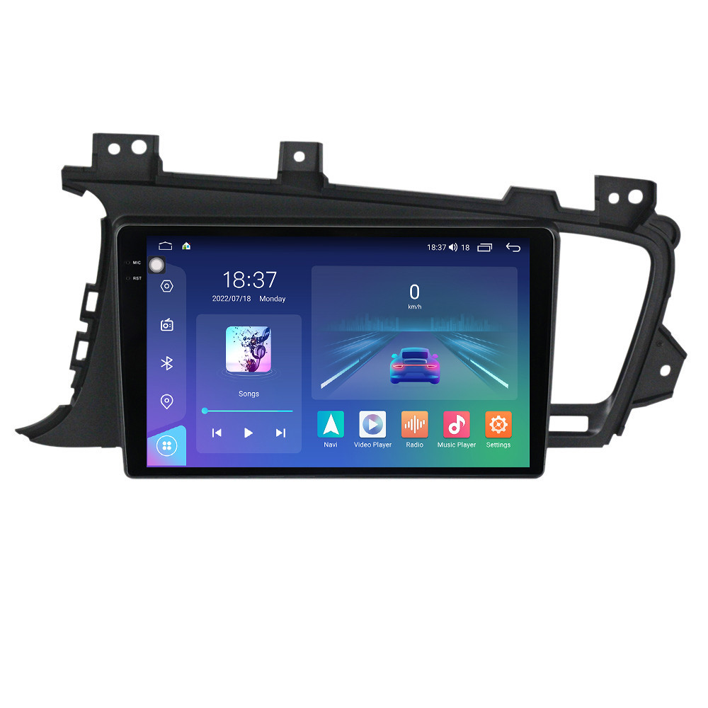 Navigatie dedicata cu Android Kia Optima I 2010 - 2015, 8GB RAM, Radio GPS Dual Zone, Display 2K QLED 9.5" Touchscreen, Internet Wi-Fi si slot SIM 4G, Bluetooth, MirrorLink, USB