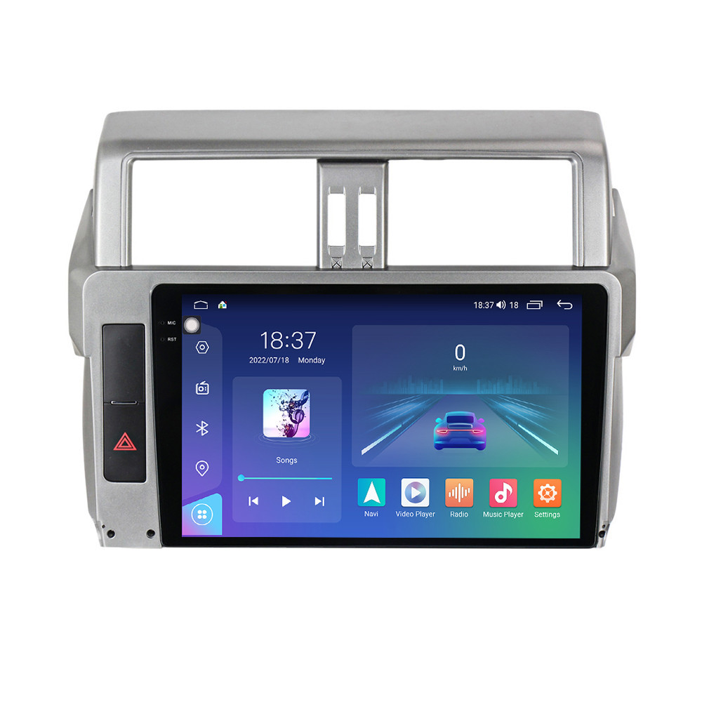 Navigatie dedicata cu Android Toyota Land Cruiser Prado J150 2013 - 2017, 8GB RAM, Radio GPS Dual Zone, Display 2K QLED 10.36" Touchscreen, Internet Wi-Fi si slot SIM 4G, Bluetooth, MirrorLink, USB
