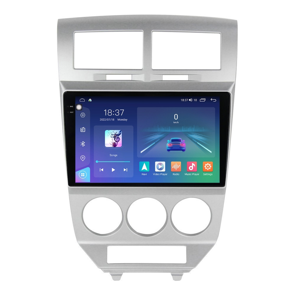 Navigatie dedicata cu Android Dodge Caliber 2006 - 2010, 8GB RAM, Radio GPS Dual Zone, Display 2K QLED 10.36" Touchscreen, Internet Wi-Fi si slot SIM 4G, Bluetooth, MirrorLink, USB