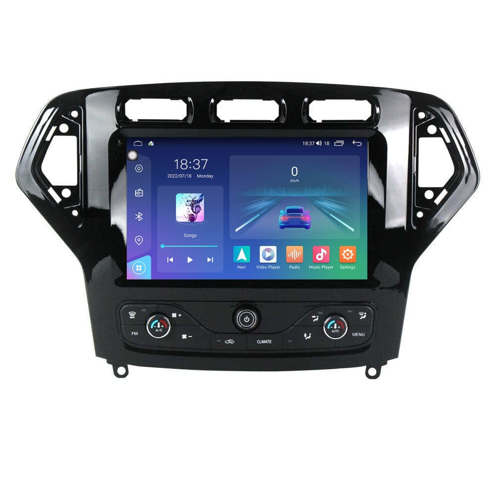 Navigatie dedicata cu Android Ford Mondeo IV 2007 - 2011 cu navigatie originala, 8GB RAM, Radio GPS Dual Zone, Display 2K QLED 9.5" Touchscreen, Internet Wi-Fi si slot SIM 4G, Bluetooth, MirrorLink, USB