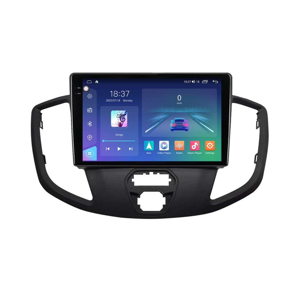 Navigatie dedicata cu Android Ford Transit 2014 - 2020, 8GB RAM, Radio GPS Dual Zone, Display 2K QLED 9.5" Touchscreen, Internet Wi-Fi si slot SIM 4G, Bluetooth, MirrorLink, USB
