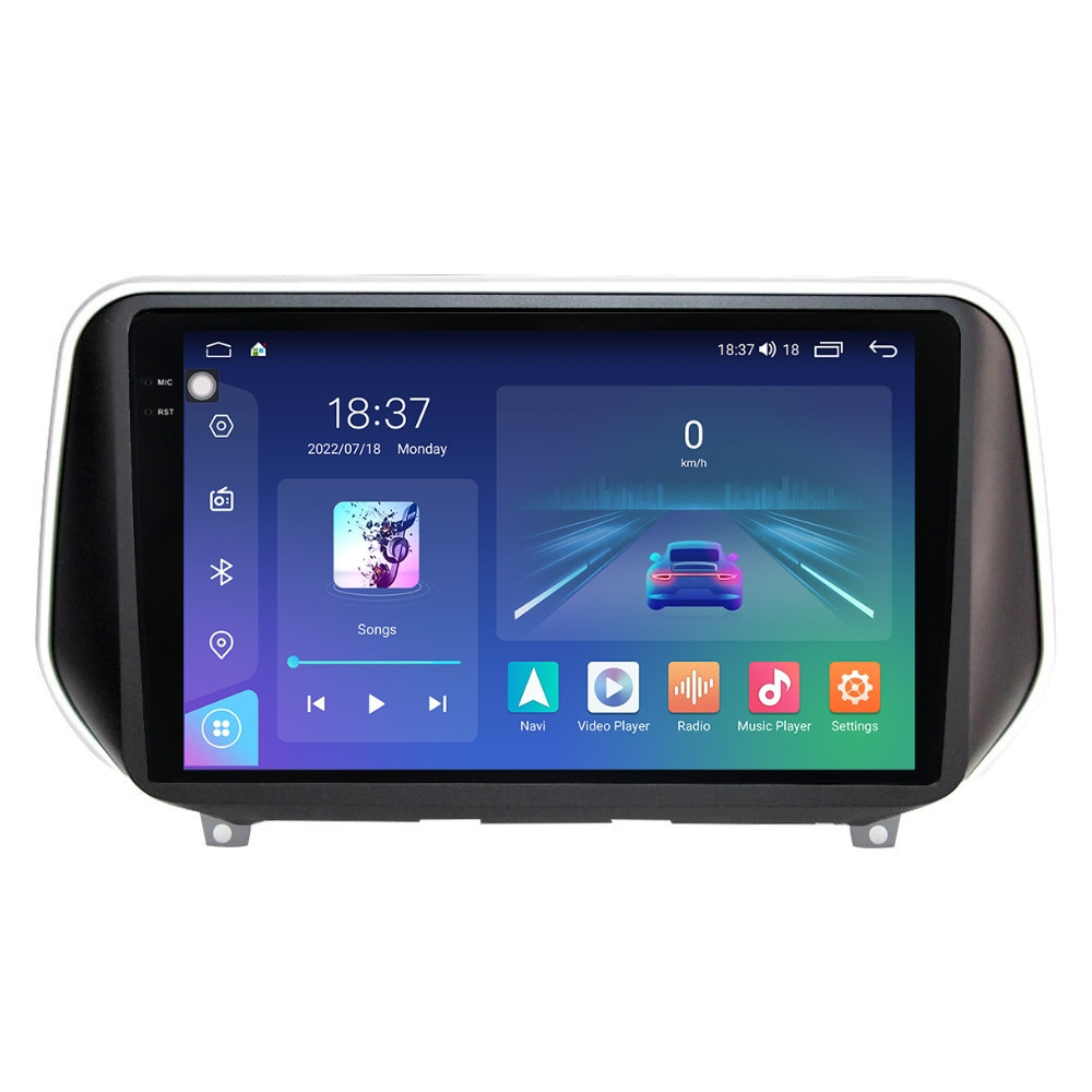 Navigatie dedicata cu Android Hyundai Santa Fe IV dupa 2018, 8GB RAM, Radio GPS Dual Zone, Display 2K QLED 10.36" Touchscreen, Internet Wi-Fi si slot SIM 4G, Bluetooth, MirrorLink, USB