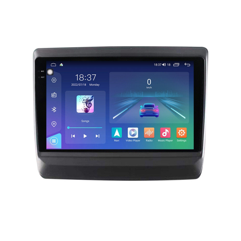 Navigatie dedicata cu Android Isuzu D-Max III dupa 2020, 8GB RAM, Radio GPS Dual Zone, Display 2K QLED 9.5" Touchscreen, Internet Wi-Fi si slot SIM 4G, Bluetooth, MirrorLink, USB