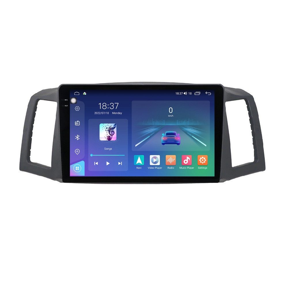 Navigatie dedicata cu Android Jeep Grand Cherokee III 2004 - 2007 fara navigatie originala, 8GB RAM, Radio GPS Dual Zone, Display 2K QLED 10.36" Touchscreen, Internet Wi-Fi si slot SIM 4G, Bluetooth, MirrorLink, USB
