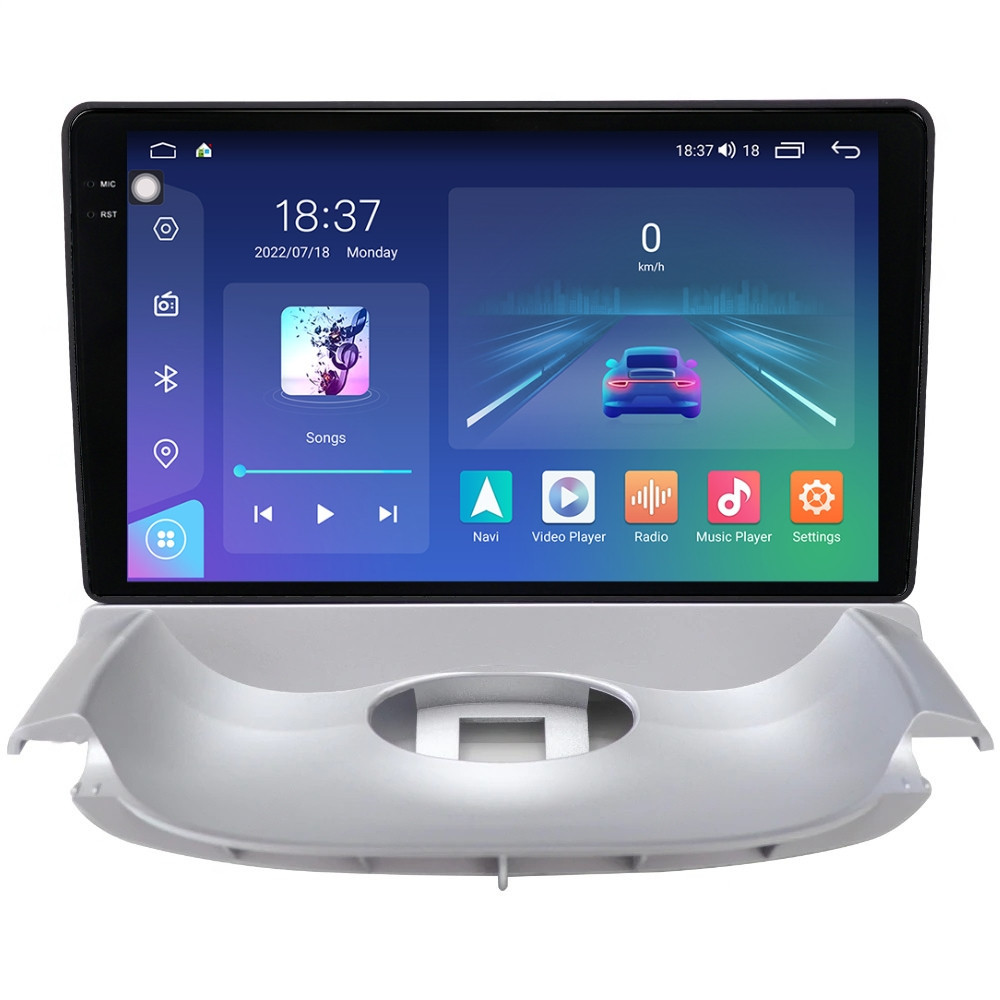 Navigatie dedicata cu Android Peugeot 206 1998 - 2009, 8GB RAM, Radio GPS Dual Zone, Display 2K QLED 9.5'' Touchscreen, Internet Wi-Fi si slot SIM 4G, Bluetooth, MirrorLink, USB