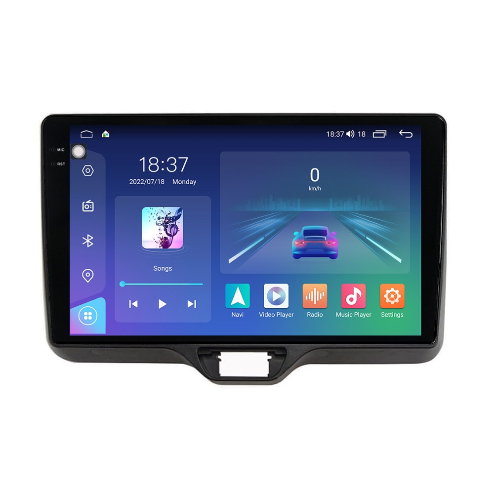 Navigatie dedicata cu Android Toyota Yaris P21 dupa 2020, 8GB RAM, Radio GPS Dual Zone, Display 2K QLED 10.36" Touchscreen, Internet Wi-Fi si slot SIM 4G, Bluetooth, MirrorLink, USB