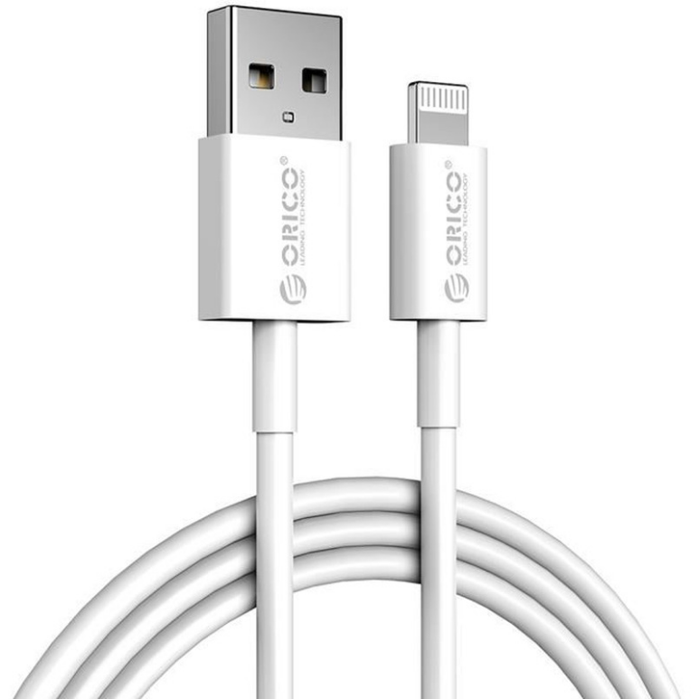 Cablu AL01-10 USB Type A - Lightning 1m Alb