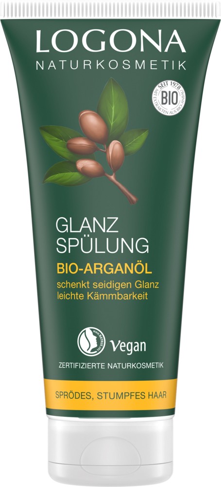 Balsam bio pentru stralucire cu ulei de argan, 200ml Logona