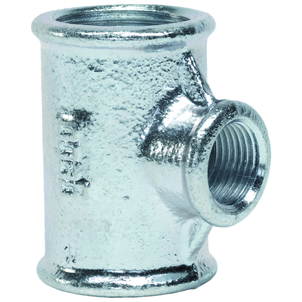Teu redus Gebo, fonta, zinc, 1''x1/2''x1''