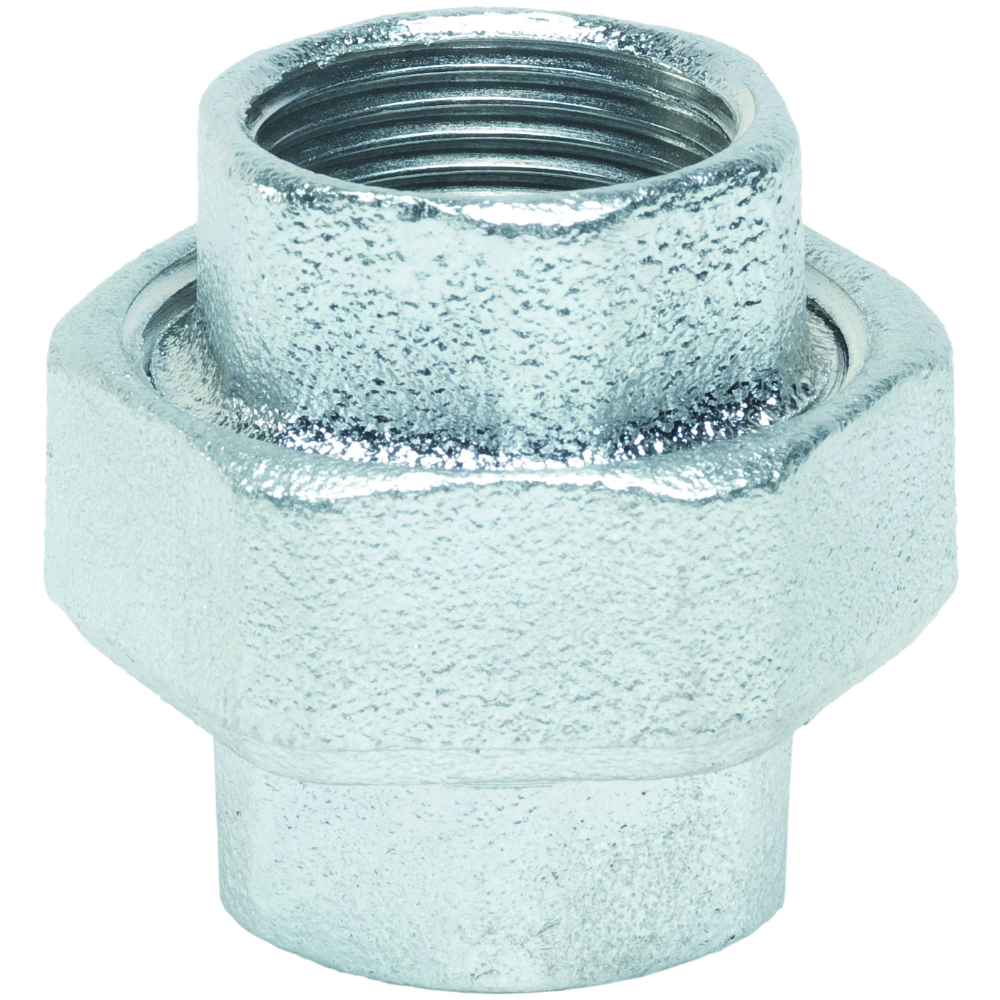 Olandez Gebo, fonta zincata, filet interior, 3/4 inch