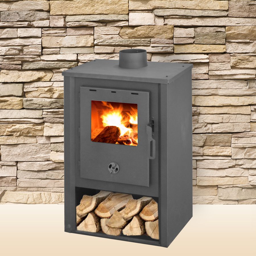 Semineu ( SOBA ) combustibil solid Fornello B1 7-9 KW 465x390x800 mm