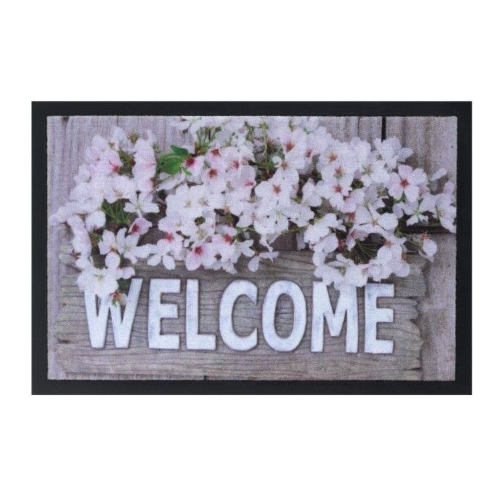 Oferte la Stergator intrare Image wood flower, multicolor, 40 x 60 cm