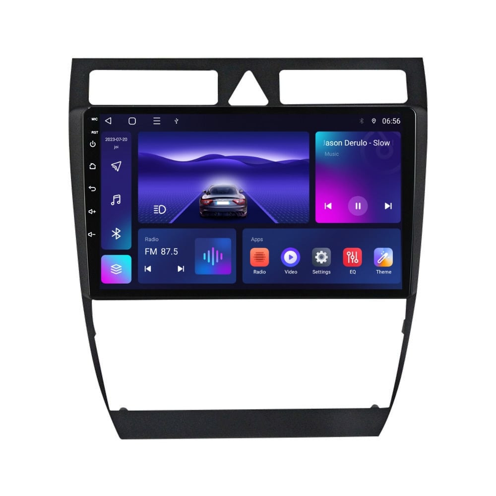 Navigatie dedicata cu Android Audi A6 (C5) 1997 - 2005, 4GB RAM, Radio GPS Dual Zone, Display HD IPS 9" Touchscreen, Internet Wi-Fi, Bluetooth, MirrorLink, USB