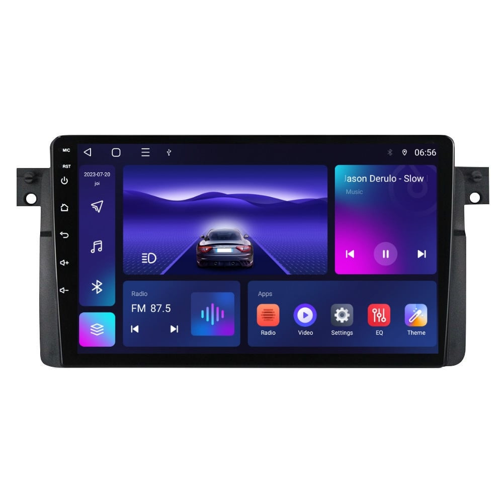 Navigatie dedicata cu Android BMW Seria 3 (E46) 1997 - 2005, 4GB RAM, Radio GPS Dual Zone, Display HD IPS 9" Touchscreen, Internet Wi-Fi, Bluetooth, MirrorLink, USB