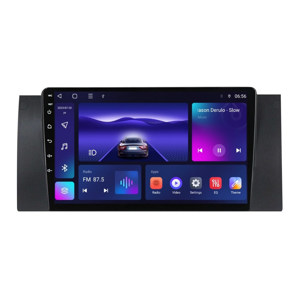 Navigatie dedicata cu Android BMW X5 (E53) 2000 - 2006, 4GB RAM, Radio GPS Dual Zone, Display HD IPS 9" Touchscreen, Internet Wi-Fi, Bluetooth, MirrorLink, USB