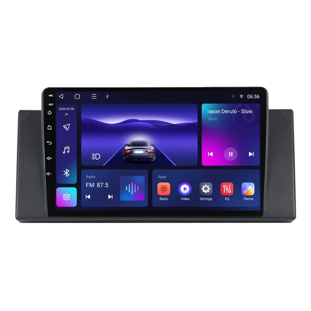 Navigatie dedicata cu Android BMW Seria 5 (E39) 1995 - 2003, 4GB RAM, Radio GPS Dual Zone, Display HD IPS 9" Touchscreen, Internet Wi-Fi, Bluetooth, MirrorLink, USB