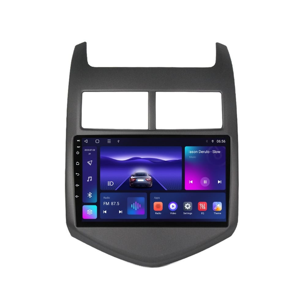 Navigatie dedicata cu Android Chevrolet Aveo 2011 - 2014, 4GB RAM, Radio GPS Dual Zone, Display HD IPS 9" Touchscreen, Internet Wi-Fi, Bluetooth, MirrorLink, USB