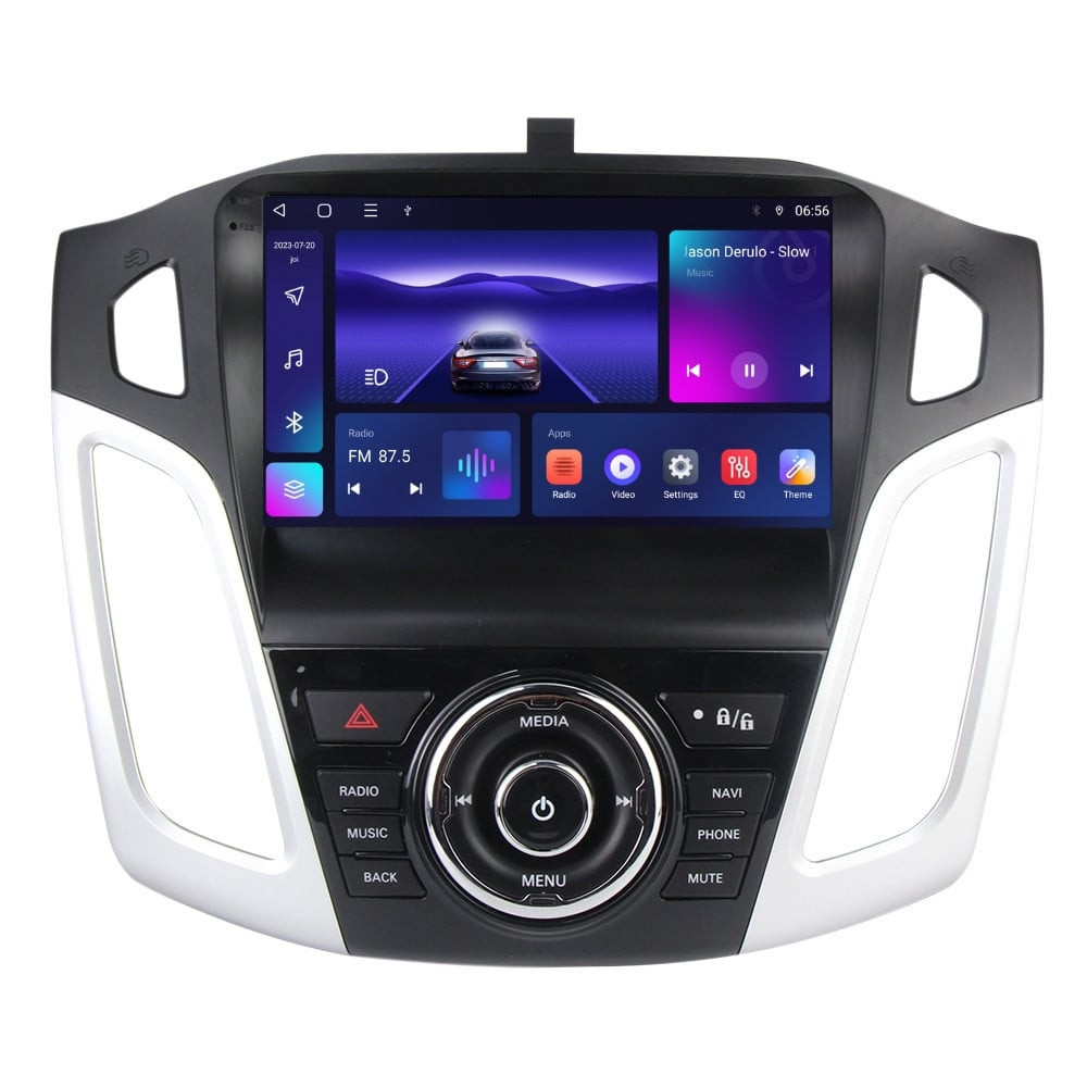 Navigatie dedicata cu Android Ford Focus III 2011 - 2018, 4GB RAM, Radio GPS Dual Zone, Display HD IPS 9" Touchscreen, Internet Wi-Fi, Bluetooth, MirrorLink, USB