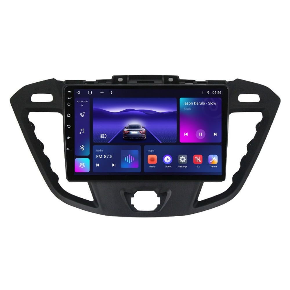 Navigatie dedicata cu Android Ford Transit / Tourneo Custom 2012 - 2018, 4GB RAM, Radio GPS Dual Zone, Display HD IPS 9" Touchscreen, Internet Wi-Fi, Bluetooth, MirrorLink, USB