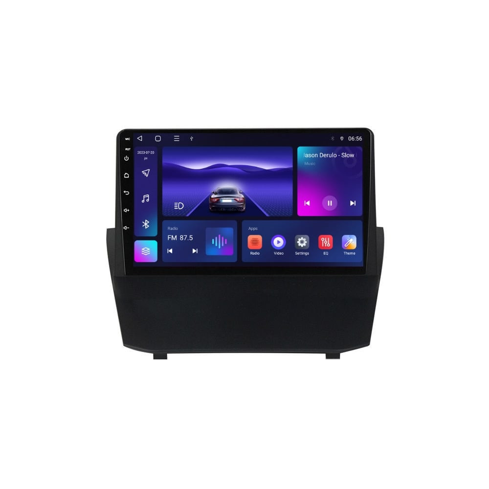 Navigatie dedicata cu Android Ford Fiesta VI 2008 - 2019, 4GB RAM, Radio GPS Dual Zone, Display HD IPS 9" Touchscreen, Internet Wi-Fi, Bluetooth, MirrorLink, USB