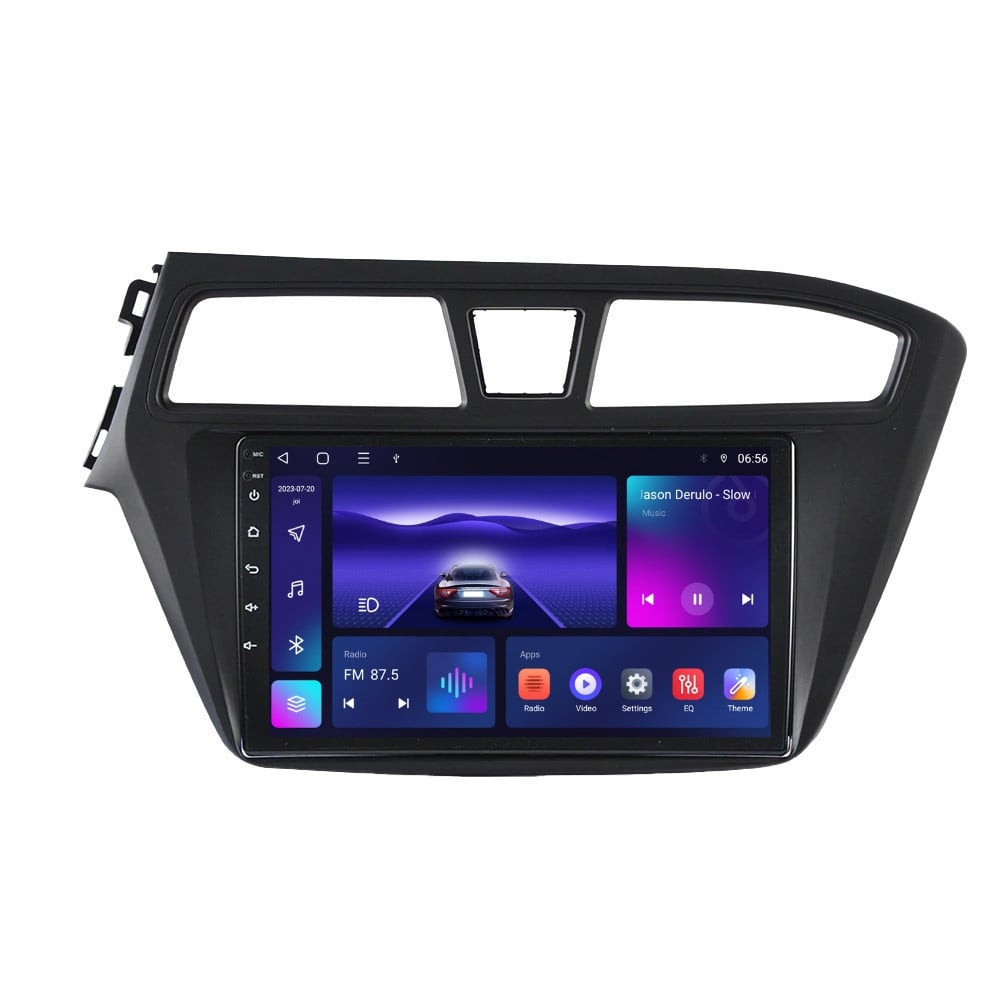 Navigatie dedicata cu Android Hyundai i20 2014 - 2018, 4GB RAM, Radio GPS Dual Zone, Display HD IPS 9" Touchscreen, Internet Wi-Fi, Bluetooth, MirrorLink, USB
