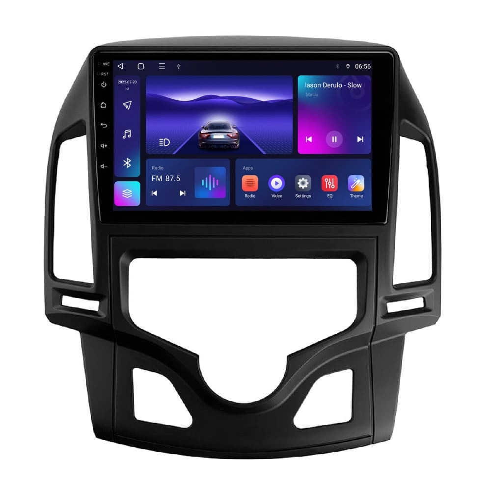 Navigatie dedicata cu Android Hyundai i30 2007 - 2012, clima automata, 4GB RAM, Radio GPS Dual Zone, Display HD IPS 9" Touchscreen, Internet Wi-Fi, Bluetooth, MirrorLink, USB