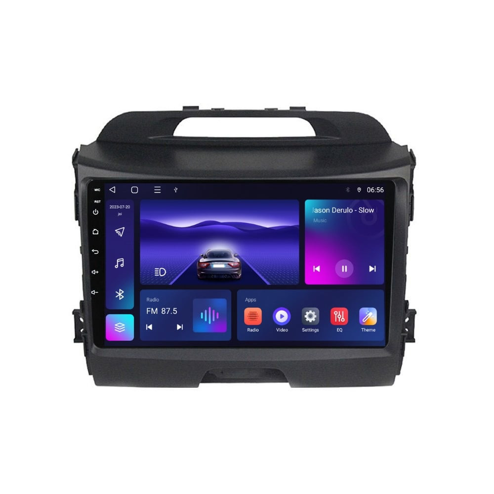Navigatie dedicata cu Android KIA Sportage 2010 - 2016, 4GB RAM, Radio GPS Dual Zone, Display HD IPS 9" Touchscreen, Internet Wi-Fi, Bluetooth, MirrorLink, USB