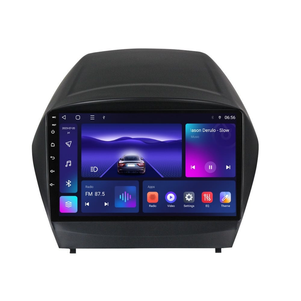 Navigatie dedicata cu Android Hyundai ix35 2009 - 2015, 4GB RAM, Radio GPS Dual Zone, Display HD IPS 9" Touchscreen, Internet Wi-Fi, Bluetooth, MirrorLink, USB