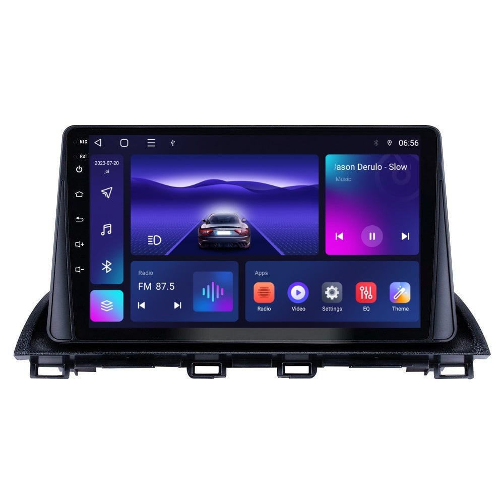 Navigatie dedicata cu Android Mazda 3 2013 - 2019, 4GB RAM, Radio GPS Dual Zone, Display HD IPS 9" Touchscreen, Internet Wi-Fi, Bluetooth, MirrorLink, USB