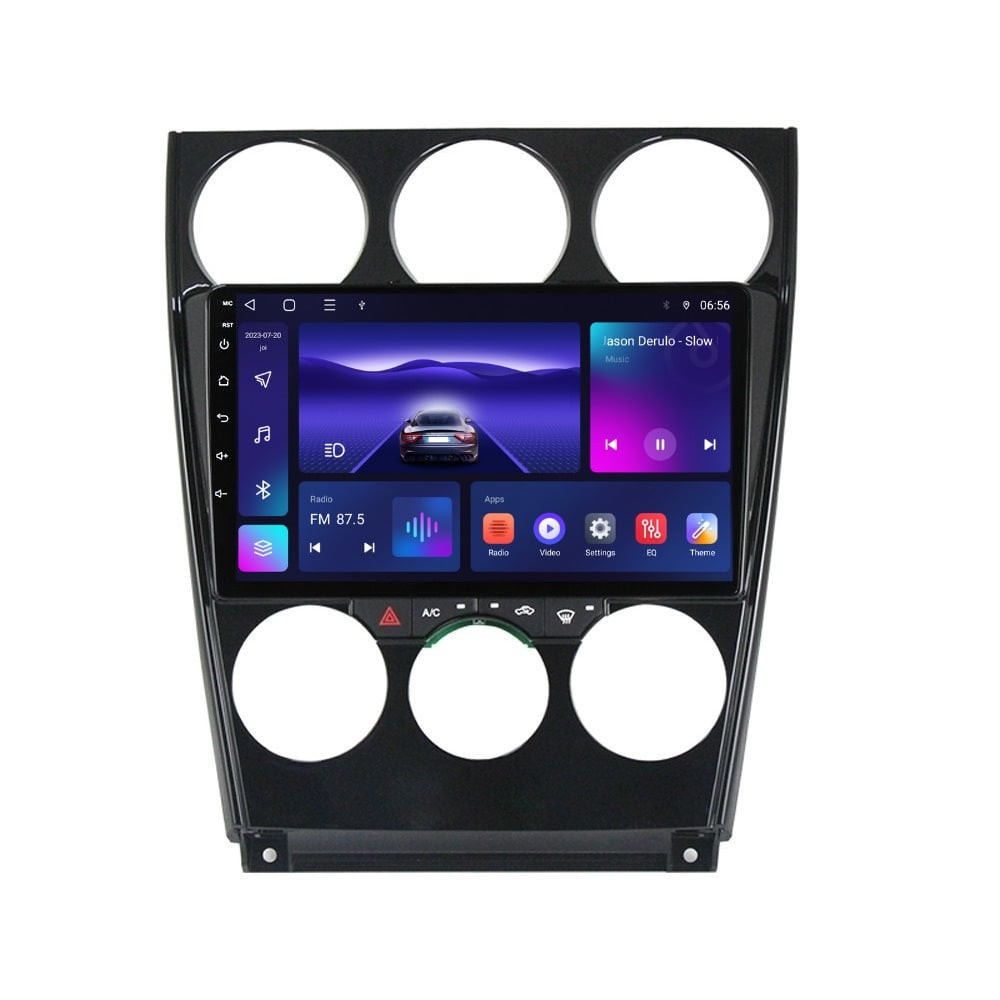 Navigatie dedicata cu Android Mazda 6 2002 - 2008, 4GB RAM, Radio GPS Dual Zone, Display HD IPS 9" Touchscreen, Internet Wi-Fi, Bluetooth, MirrorLink, USB