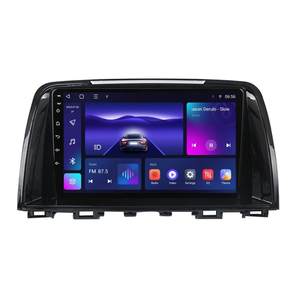Navigatie dedicata cu Android Mazda 6 2013 - 2015, 4GB RAM, Radio GPS Dual Zone, Display HD IPS 9" Touchscreen, Internet Wi-Fi, Bluetooth, MirrorLink, USB