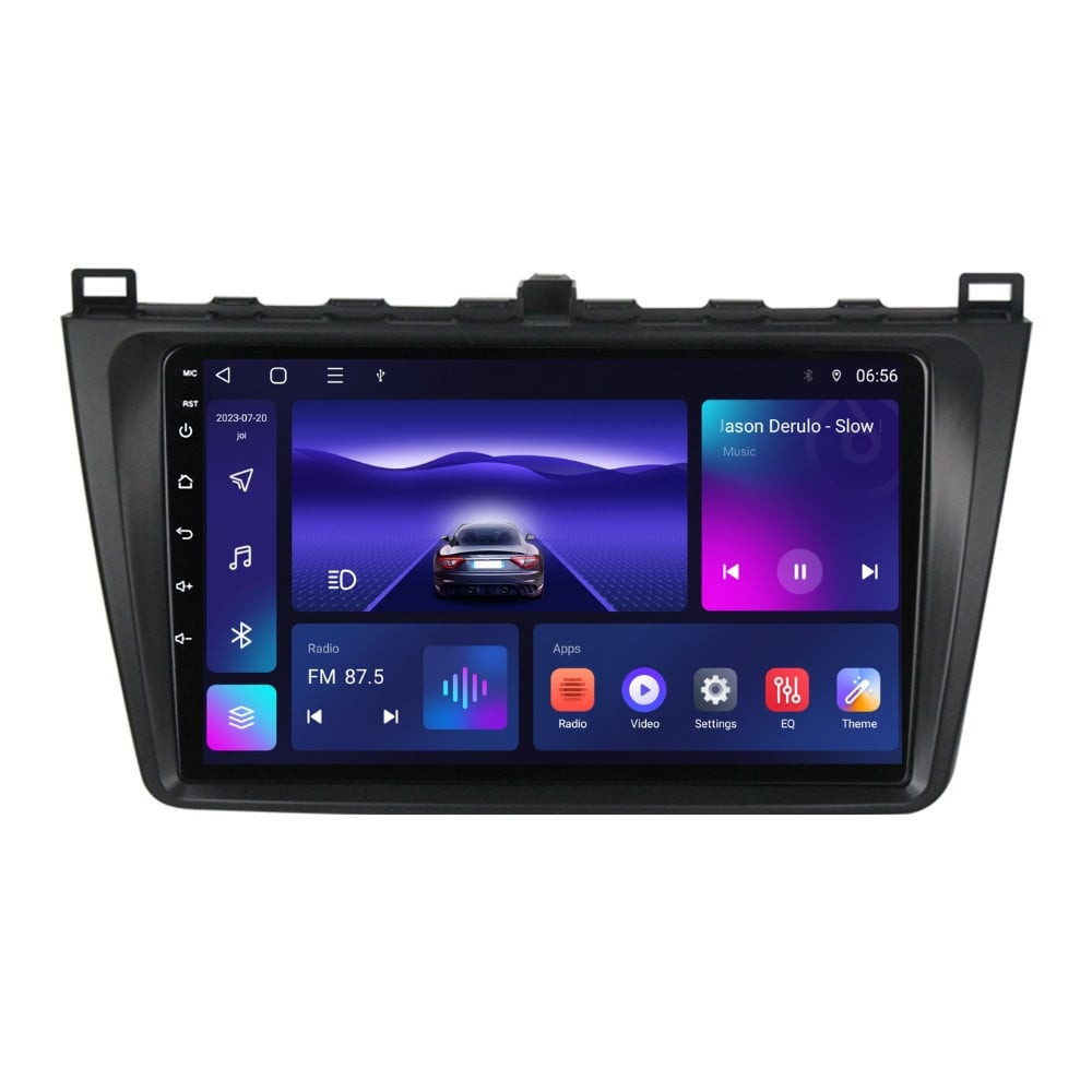 Navigatie dedicata cu Android Mazda 6 2008 - 2013, 4GB RAM, Radio GPS Dual Zone, Display HD IPS 9" Touchscreen, Internet Wi-Fi, Bluetooth, MirrorLink, USB