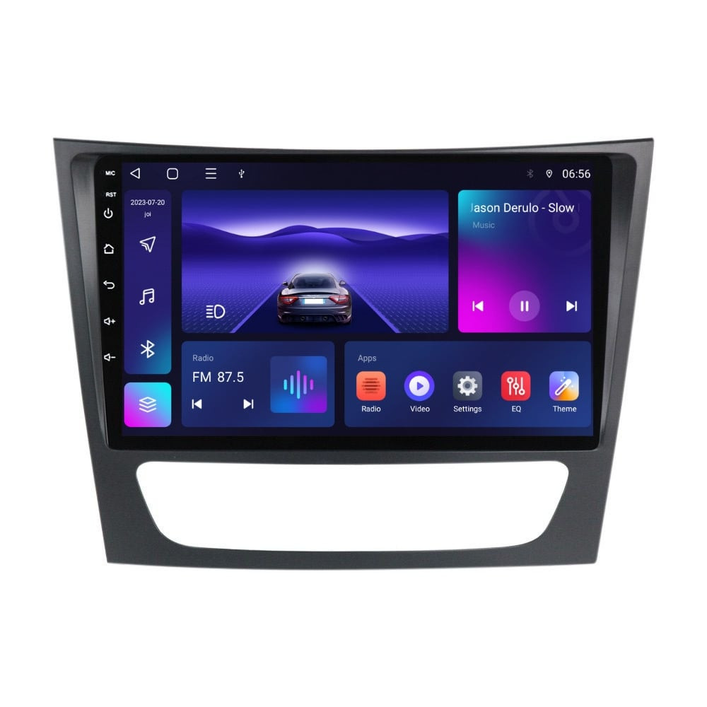 Navigatie dedicata cu Android Mercedes E-Class W211 2002 - 2009, 4GB RAM, Radio GPS Dual Zone, Display HD IPS 9" Touchscreen, Internet Wi-Fi, Bluetooth, MirrorLink, USB