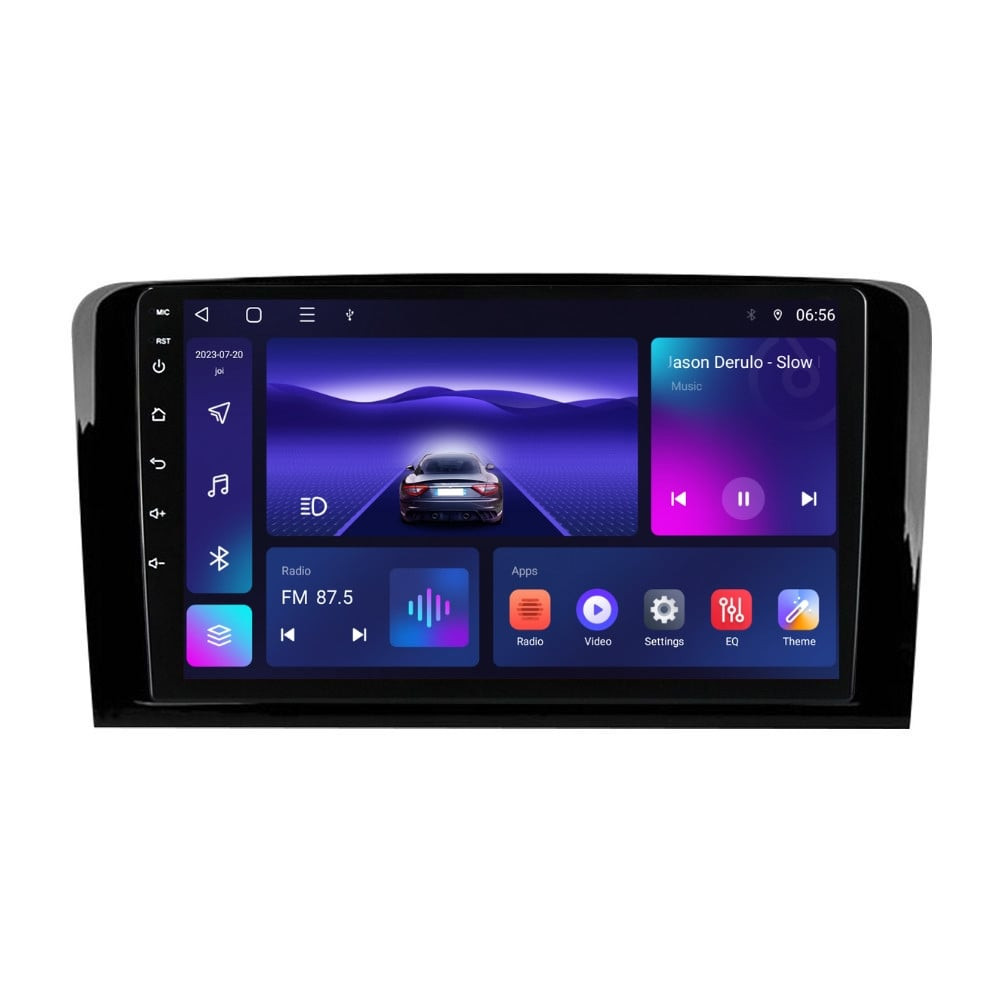 Navigatie dedicata cu Android Mercedes M-Class ML W164 2005 - 2012, 4GB RAM, Radio GPS Dual Zone, Display HD IPS 9" Touchscreen, Internet Wi-Fi, Bluetooth, MirrorLink, USB